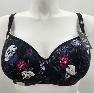 Torrid 40B Lightly Lined Full Coverage Balconette Bra - NWT